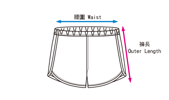 size_running shorts_women